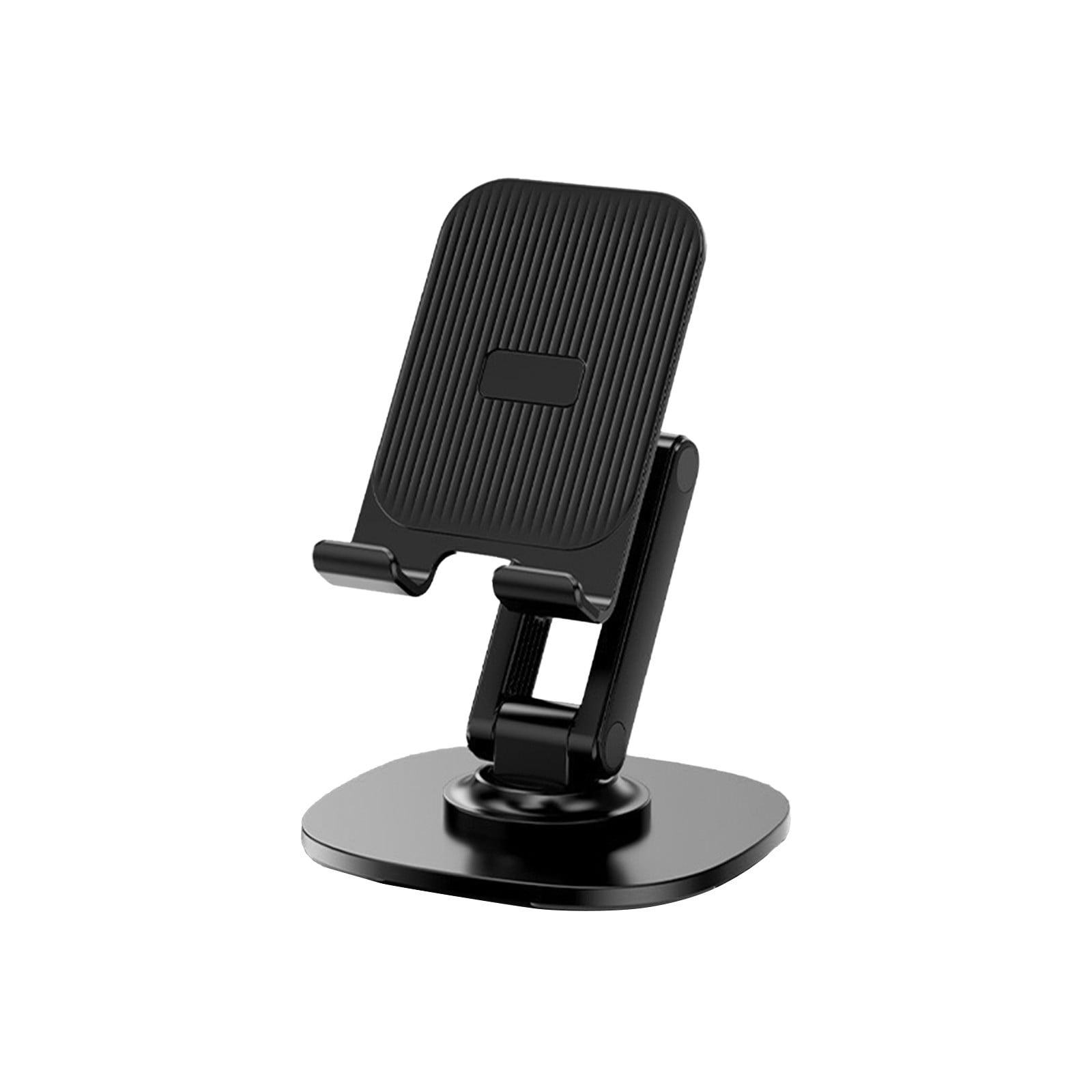 Foldable Phone Stand for Desk Adjustable Height 360 Degree Rotating Base Portable Tablet Holder for Viewing Videos Live Streaming Desktop Travel Phone Mount