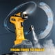 thumbnail image 5 of Compresor de aire portátil con inflador de neumáticos, 150 psi, 20 V, Dewalt, 5 of 8