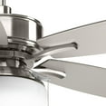 thumbnail image 3 of Progress Lighting Billows 52" Brushed Nickel LED Ceiling Fan with White Opal Glass Shade, 3 of 14