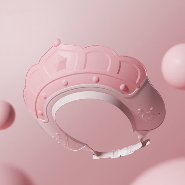 Xuewenshw Shower Hat Kids Shower Cap Shampoo Shield Bath Head Cap Visor Child Shower Protector Shower Hat For Kids Shampoo Cap With Shampoo Brush Ears Eyes Heated Towel Rack