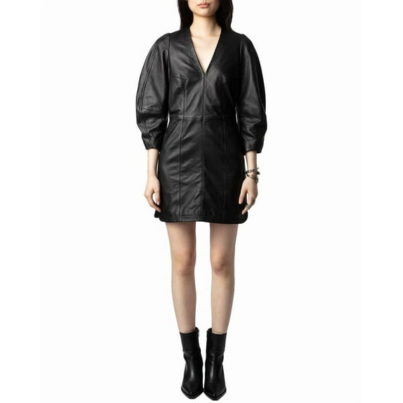 Zadig & Voltaire womens  Leather Dress, l