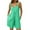 Green, variant on Kagetolytai Jumpsuits for Women Dressy Women's Short Jumpsuit, Women's Petite Jumpsuit, Casual, Wide Straps Sleeveless Loose Fashion Jumpsuit With Pockets Jumpsuits for Women Hot Pink M