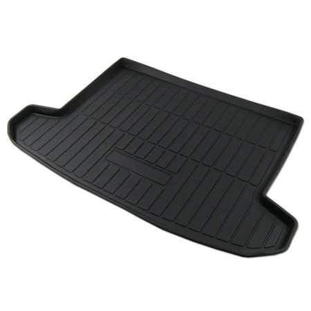 Custom Floor Mats Cargo TuningPros CLTM-095 Custom Fit Black Trunk Floor Mat For 2016-2018 Hyundai Tucson - 1 pcs Set Cargo Liner Hyundai Tucson 16 17 18 ()