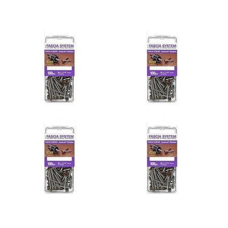 

Deckfast Stainless Steel Fascia Screws 9 x 1-7/8 T-20 Star Drive Chocolate 100 Pieces (Four Pack)