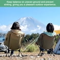 thumbnail image 5 of Uxcell 4-Pack Camping Chair Foot Pads, 13mm Rubber Folding Camp Chair Replacement Feet for Hiking/Picnic [Black], 5 of 6