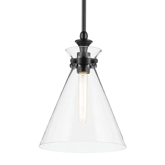 Kichler 52774BKCLR Laria 11" Wide Pendant - Black