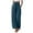 A-Blue402, variant on Womens Lightweight Linen Wide Leg Full Length Drawstring Waist Pant Breezy Casual Beach Bottoms