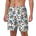 thumbnail image 2 of Balery Funny Excavator Mens Swim Trunks Swim Shorts for Men Quick Dry Inseam Beach Shorts with Compression Liner Pocket-X-Large, 2 of 9