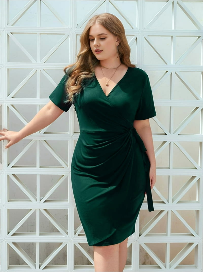 sachin and babi light blue dress Rise To The Occasion Long Sleeve Slit Midi Dress main image 1