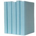 thumbnail image 2 of Pen & Willow Light Blue Linen-Wrapped Decorative Books - Real shelf-ready book bundles for home or office decor, weddings or staging., 2 of 5