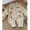 thumbnail image 1 of Ropa de primavera para bebés de 0 a 3 años, peleles con bordado de animales para niñas pequeñas, monos tejidos de un solo pecho para niños pequeños, 1 of 6