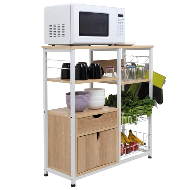 Rack De Cocina Multiusos Ideal Para Microondas cafe