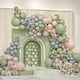 thumbnail image 5 of Globos de fiesta Awenztech, color verde salvia, 30 cm, 50 unidades, con cinta, 5 of 7