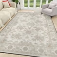 thumbnail image 2 of 5x7 Washable Area Rug Non-Slip Low Profile Vintage Distressed Oriental Rug for Living Room, Bedroom, Dining Room, Office, 2 of 13