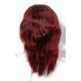 thumbnail image 2 of Closure 4x4 Wig for Women | Dual Colour Black & Wine | 100% Human Hair Wig | Natural Wavy Texture | Remy Virgin Cuticle Aligned Real Hair | Ready to Wear Instant Makeover ( 20 Inch), 2 of 7