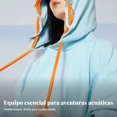 thumbnail image 4 of Abbraccia Poncho Toalla de Playa con Capucha, Secado Rápido, Absorbente, Bolsillo Grande, para Surf, Natación, Spa, 4 of 6