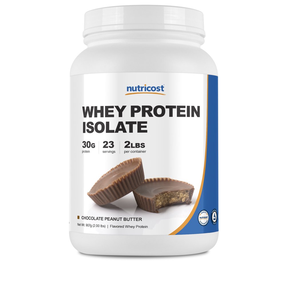 Nutricost Whey Protein Isolate (Chocolate Peanut Butter, 2 Pound