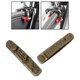 thumbnail image 3 of 1 par de pastillas de freno para bicicleta tipo V Cycles Cyclist Rubber Durable Ciclismo Delantero y Trasero marrón, 3 of 9