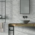 thumbnail image 3 of SUNWINGS Peel and Stick Mosaic Natural 3D Stone Self Adhesive Tiles, 12" x 11" 5-Sheet Stick on Backsplash for Kitchen Bathroom Fireplace Vanity, Mixed Gray, 3 of 10
