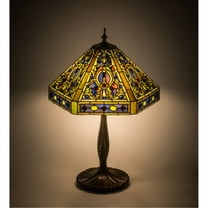 31117 Meyda 24"H Tiffany Elizabethan Table Lamp