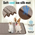 thumbnail image 4 of Pet Cooling Mat Cool Pad Cushion Dog Cat Puppy Blanket For Summer Sleeping Bed, 4 of 10