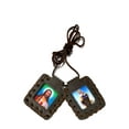 thumbnail image 7 of Traditional leather scapular of Our Lady of Mt Carmel, Escapulario de cuero tradicional de La Virgen del Carmen, 7 of 7