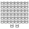 thumbnail image 2 of Carbon Steel T Slot Nut Set, 50pcs for 30 Series Aluminum Profile Accessories,, 2 of 7
