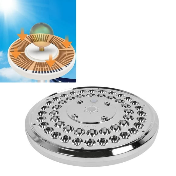 Light Flag Pole Light Solar Powered Bright 48 LED Flagpole Lights Last Up To 12 H Water Resistant 20% More Coverage for Patios Decks