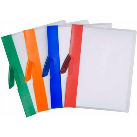 Storex Swing Clip Clear Report Covers
