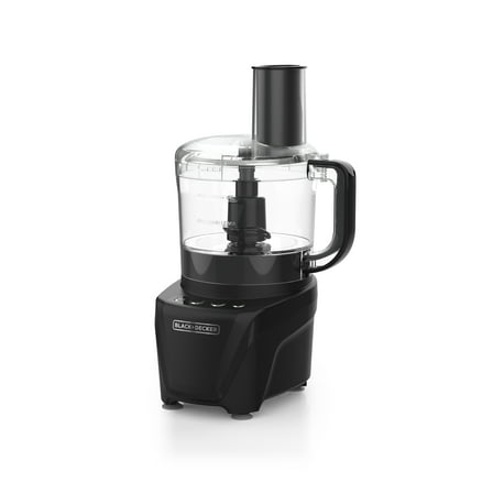 BLACK DECKER Easy Assembly 8-Cup Food Processor, 850W, 2 Speeds   Pulse, Chop, Puree, Slice, Shred