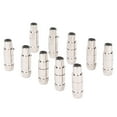thumbnail image 3 of 4 Cores XLR Female Plug, Beautiful 4 Pin XLR Female Connectors Metal  For Stereo Microphone Cables, 3 of 8