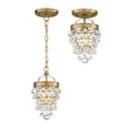 thumbnail image 3 of 131-VG Crystorama Lighting Calypso - 1 Light Pendant in Traditional and Contemporary Style - 7.25 Inches Wide by 13.75 Inches High-Vibrant Gold Finish, 3 of 8