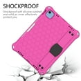 thumbnail image 3 of Allytechgroup Shockproof Case for Apple iPad Air 11 Inch M3 M2 2025 2024, Heavy Duty Protection Stand Hand Strap Shoulder Strap Bumper Rugged Kids Friendly Case Cover for iPad Air 11 Inch,Rose, 3 of 5