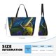 thumbnail image 4 of Fotbe Cute Blue Frog Bolsa de Viaje para Playa - Resistente al Agua, Bolsa Tote de Gran Capacidad y Ligera con 7 Bolsillos para Mujeres y Hombres, 4 of 6