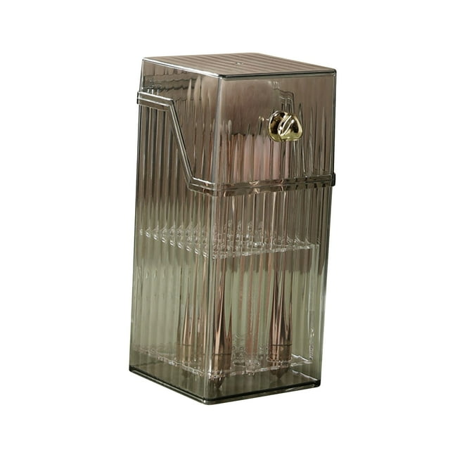 Organizador de brochas de maquillaje NikouMX Caja de almacenamiento de lujo