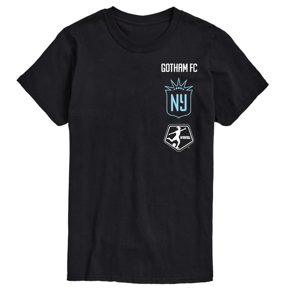 National Women's Soccer League - Gotham FC Stacked Logos Short Sleeve Graphic T-Shirt