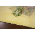 thumbnail image 3 of 2'x4' Canary Yellow Indoor Shag Rug, 3 of 5