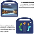 thumbnail image 2 of ELEHOLD DIY New Design Case for iPad 10th Generation, Kids Friendly Cartoon Shock Proof EVA Foam Case Kickstand Cover for iPad 10th Gen 10.9 inch 2022,Navyblue, 2 of 5