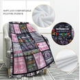 thumbnail image 2 of Teacher Blanket Inspiring Positive Quotes Gifts for Birthday Christmas Halloween Women Girls Lady Mom Wife Home Bedroom Decor Teachers Day Mother''s Day Plush Throw 50"x60", 2 of 6