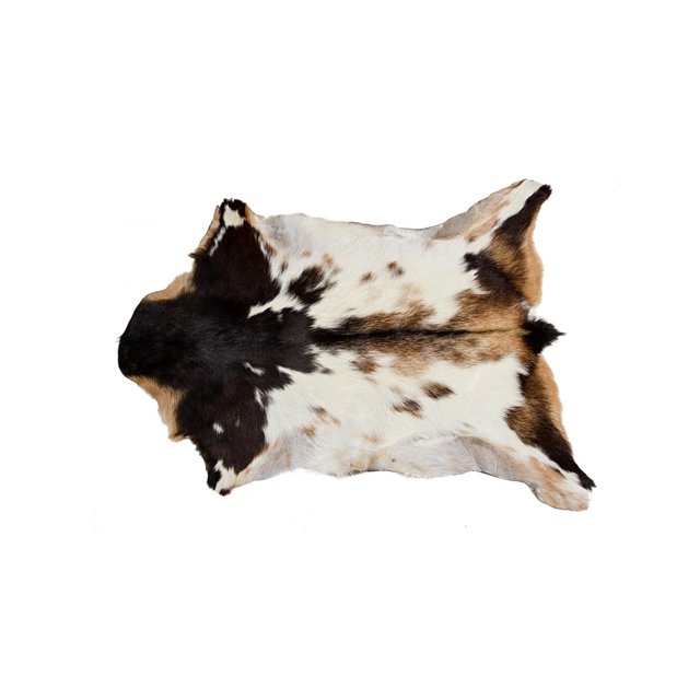 H-Natural Calfskin Rug