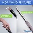 thumbnail image 4 of Cleantec Magic Flat Mop With Bucket System and 360 Degree Swivel Wand, Beige, 14x7x8.5 Inches, 4 of 7