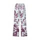 thumbnail image 4 of Pantalones Casuales de Mujer de Impresión Floral Cintura Elástica Suelta, Pantalones de Pierna Ancha Recta con Bolsillos, 4 of 5
