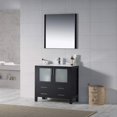 thumbnail image 3 of Blossom 36" Solid Wood Vanity | Espresso | Ceramic Sink | Tempered Glass Doors | Soft-Close Drawers, 3 of 8