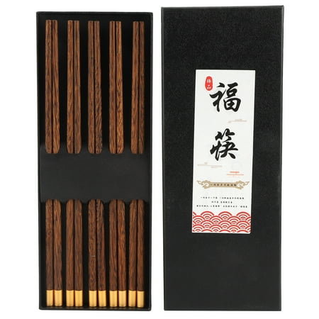 

Brrnoo Wooden Tableware Lightweight Chinese Style Chopsticks For Home Customers Friends