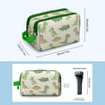 thumbnail image 3 of Toiletries Bag,Cartoon Dinosaurs Mens Womens Toiletry Bag Bathroom Bag,Waterproof Toiletry Travel Bag Dopp Kit Shaving Bag 11x6.3x5.1 Inch, 3 of 5
