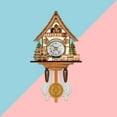 Wall Clock Chime Alarm Clock Retro Clock Wooden Living Room Clock wall-clock-chime-alarm-clock-retro-clock-wooden-living-room-clock