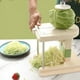thumbnail image 1 of Trituradora de Repollo, Cortadora de Verduras de Acero Inoxidable, Peladora de Verduras, Manivela Manual, Picadora de Alimentos Multifuncional para Cebolla y Repollo, 1 of 5
