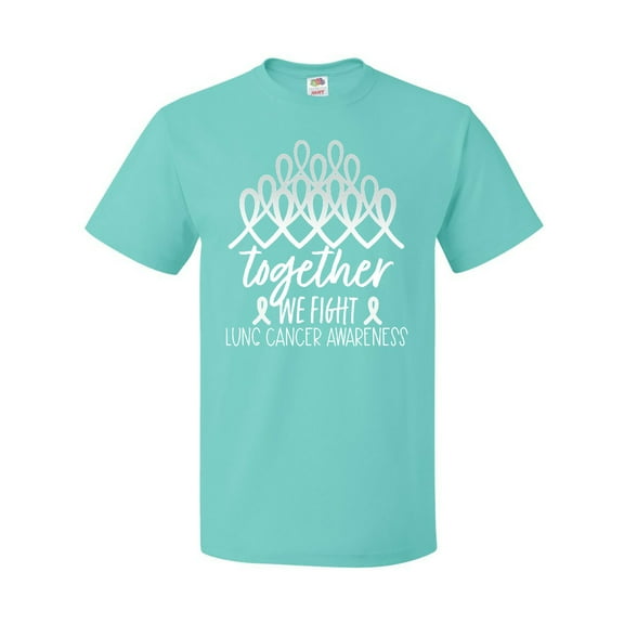 Inktastic Together, We Fight Lung Cancer Awareness T-Shirt