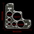 thumbnail image 4 of Clear Acrylic Circle Template for Leather Style Pattern Drawing Ruler Regular, 4 of 9