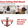 thumbnail image 6 of EP 30 Ft 16/3 Retractable Extension Cord Reel, 10 Amp Circuit Breaker, SJTW, Red Power Cord with 3 Electrical Outlets, 6 of 6